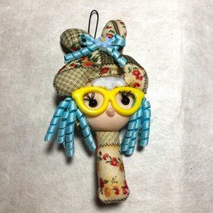Handmade Curly Girly Keychain